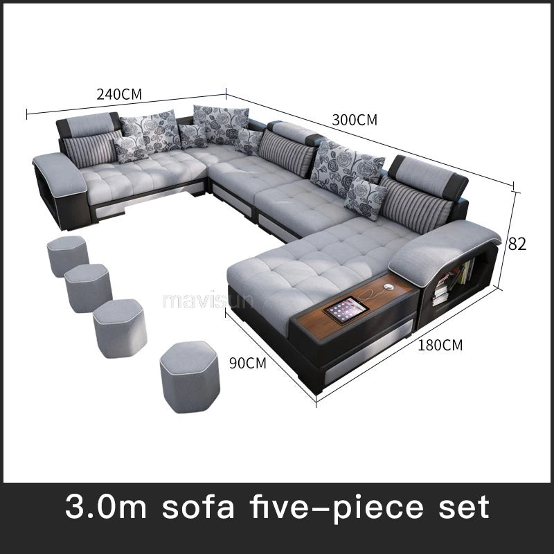 Modern Multifunctional Sofa Set - 7 Variants to Choose From