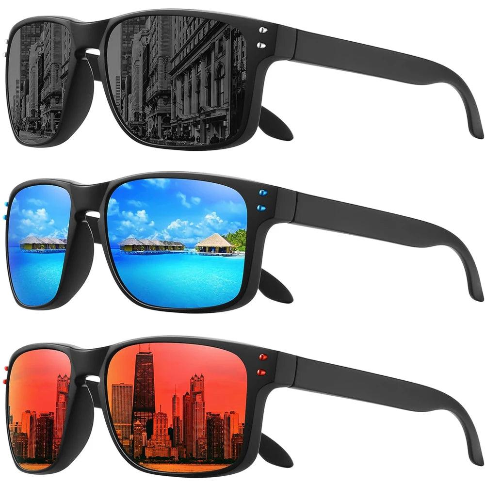 Fashion Polarized Square Sunglasses for Men and Women High Qualiy Finish Sun Glasses UV Protection Glasses - Whole Home Warehouse 