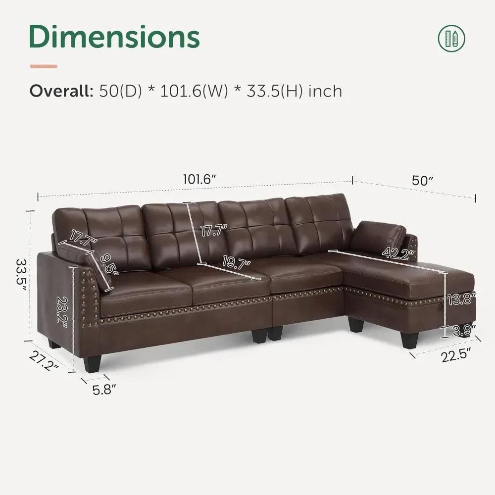 ModuLounge L Shaped Sectional Sofa - Whole Home Warehouse 