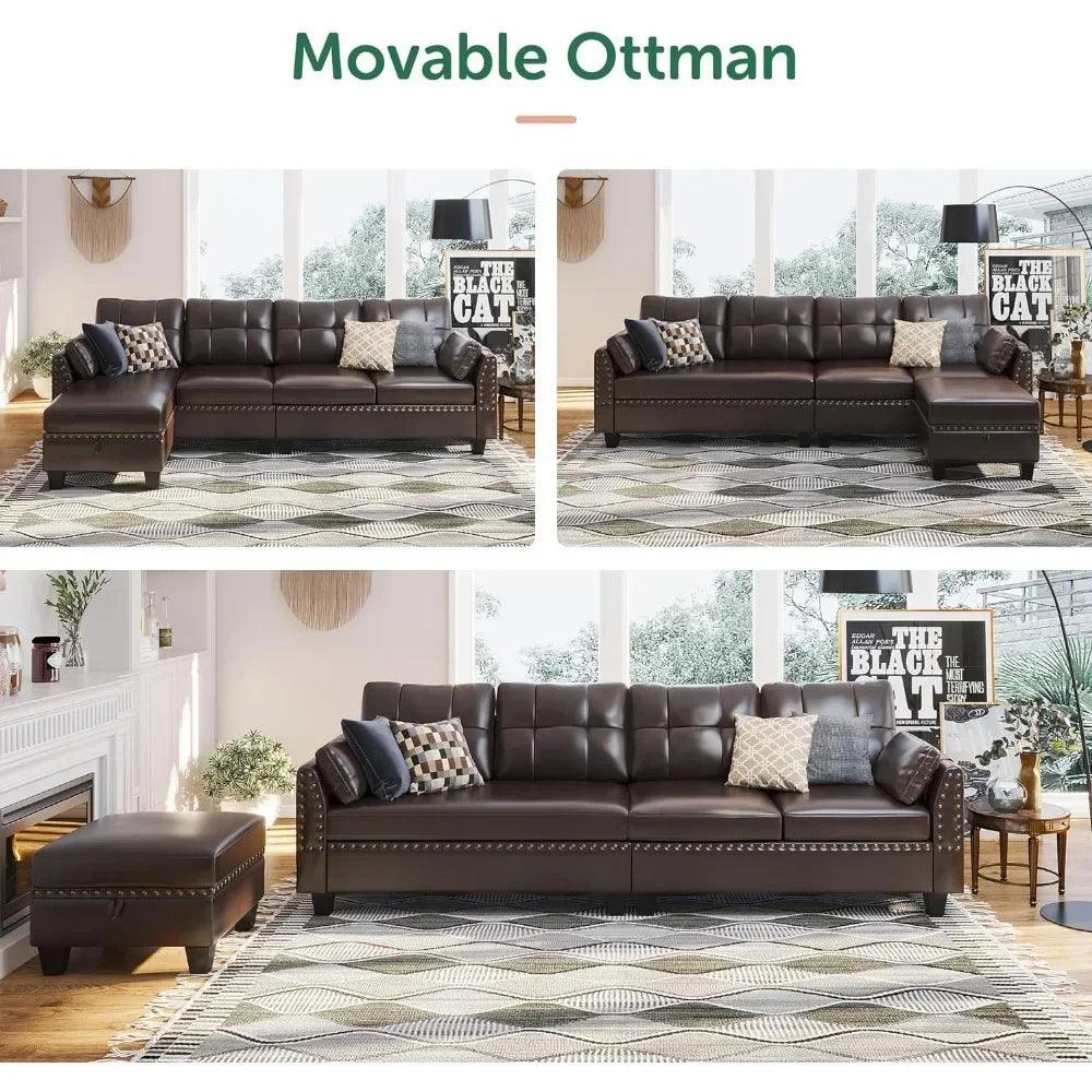 ModuLounge L Shaped Sectional Sofa - Whole Home Warehouse 