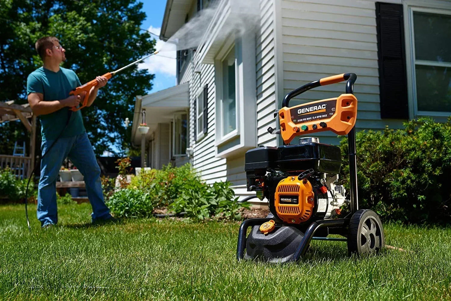 2700 PSI 1.2 GPM Electric-Powered Residential Pressure Washer, 50-State/CARB Compliant