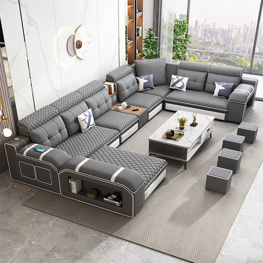 European Cloud Seated Sofa & Elegant Living Room Accent Piece